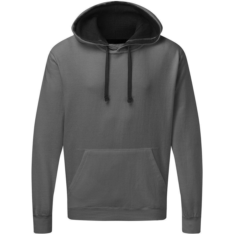 Contrast Hooded Sweatshirt Men