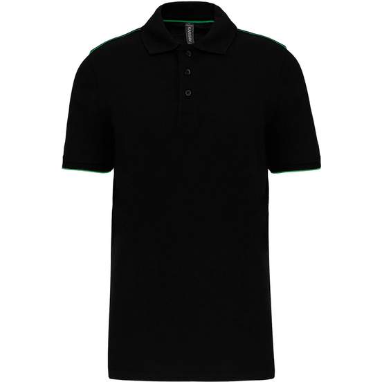 Polo DayToDay contrasté manches courtes homme