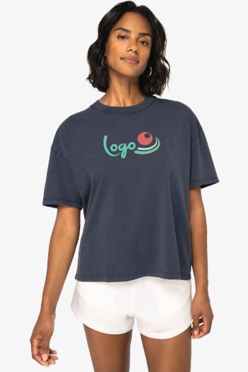 Image produit T-shirt oversize délavé femme
