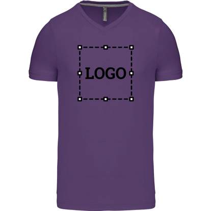 Image produit T-shirt col V manches courtes