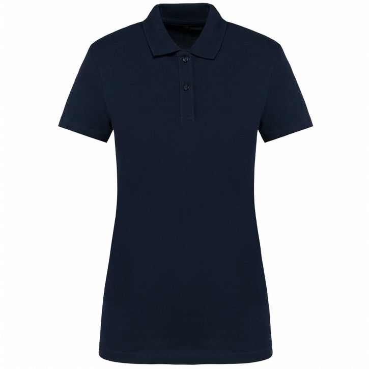 Image produit Polo Supima® manches courtes femme