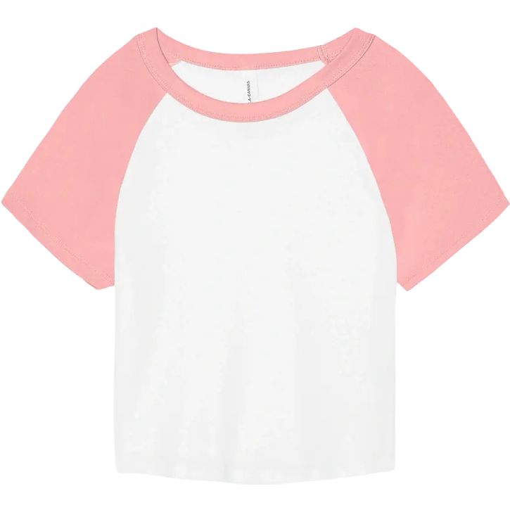 Image produit Women's micro rib raglan baby tee