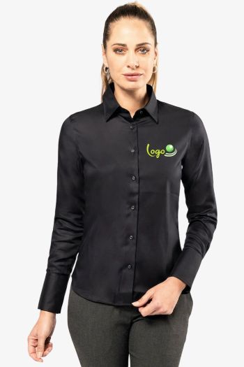 Image produit Chemise manches longues sans repassage femme