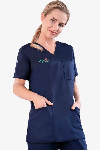 Image produit Short-sleeve ladies' slip-on tunic essential