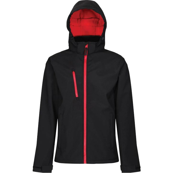 Image produit Men's Venturer 3 Layer Printable Hooded Softshell Jacket