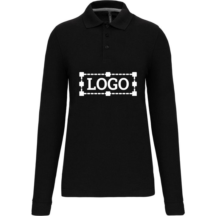 Image produit Polo manches longues homme