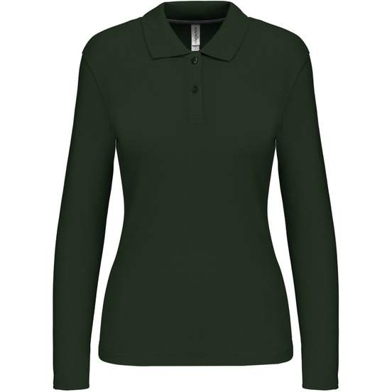 Polo manches longues femme