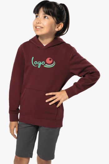 Image produit Sweat-shirt écoresponsable à capuche enfant