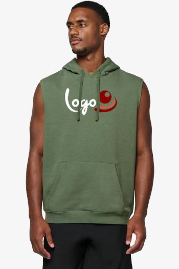 Image produit Sweat-shirt à capuche sans manches unisexe
