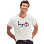 Iconic V neck T men