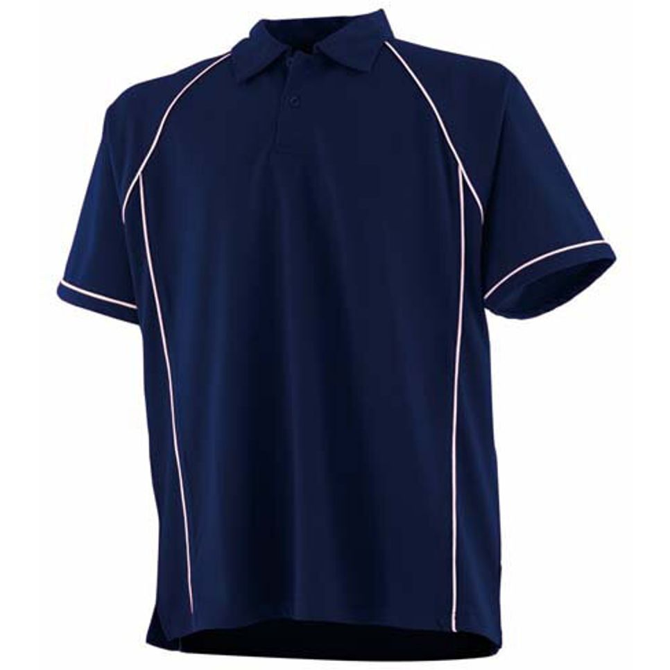 Men's Piped Performance Polo