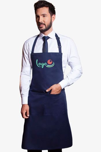 Image produit Bib apron basic with buckle and pocket