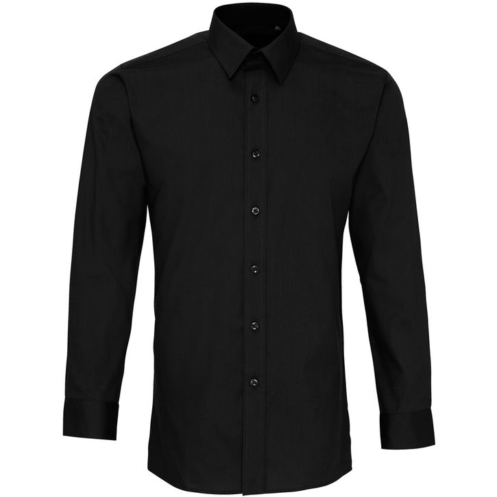 Image produit Chemise popeline cintrée à manches longues pour homme