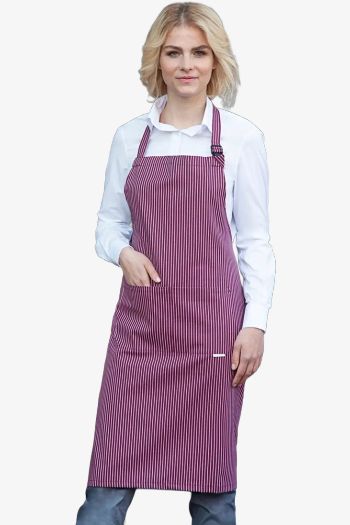 Bib Apron Carlo Pinstripe