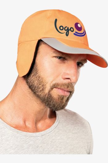 Image produit Casquette hiver fluorescente - 6 panneaux