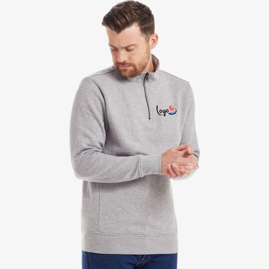 The Quarter zip sweat