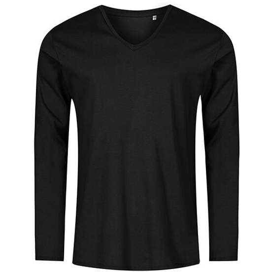 Men´s V-Neck T-Shirt Longsleeve