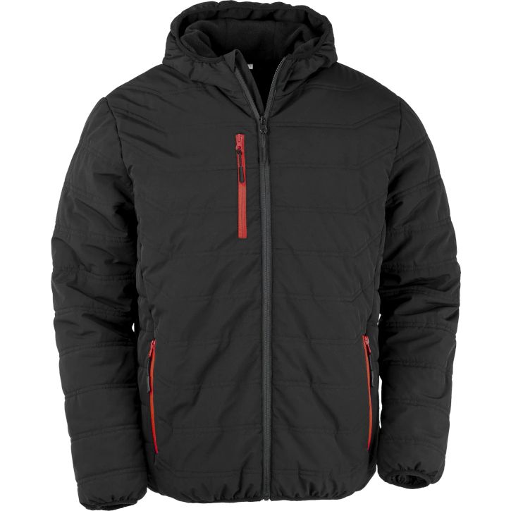 Image produit Black compass padded winter jacket