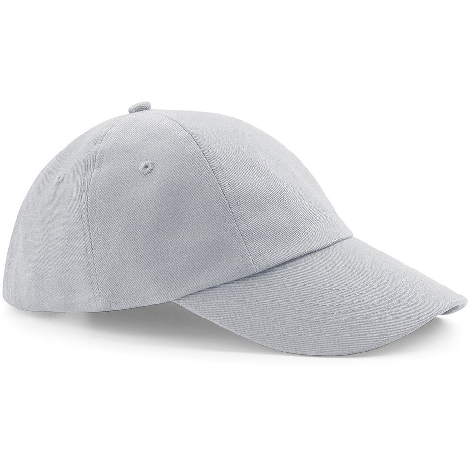 Casquette en coton sergé épais profil bas