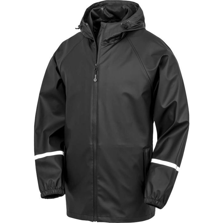 Image produit Prism PU waterproof jacket with reflective bands and recycled backing