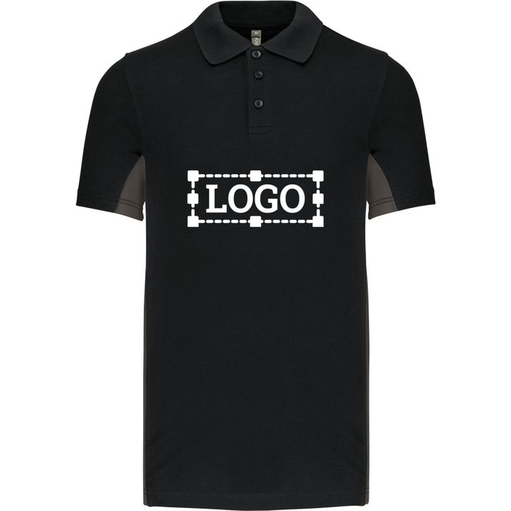Image produit Polo bicolore FLAG Kariban