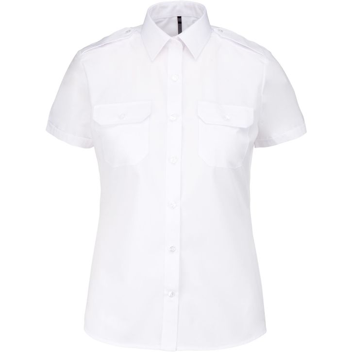 Image produit Chemise pilote manches courtes femme
