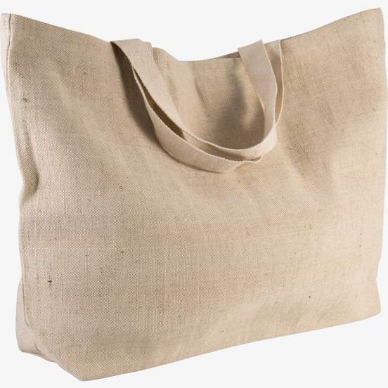 Grand sac de shopping fourre-tout esprit rustique