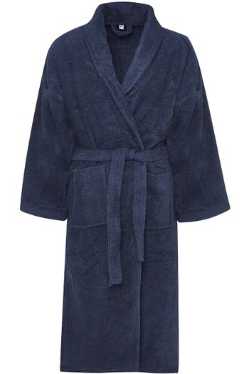 Geneva Bath Robe - Navy