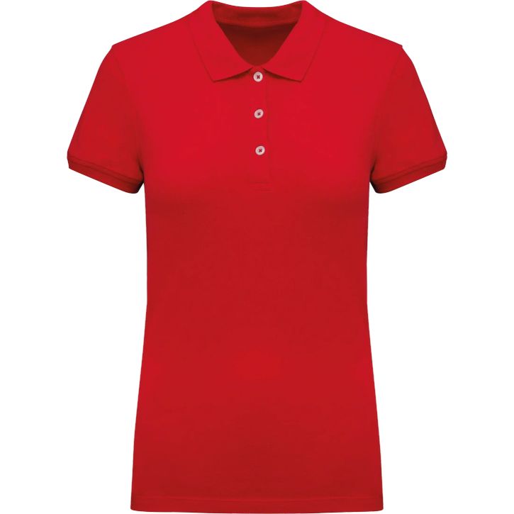 Image produit Polo piqué manches courtes femme