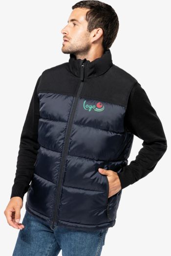 Image produit Bodywarmer matelassé bi-ton unisexe