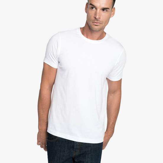 T-Shirt col rond manches courtes homme 