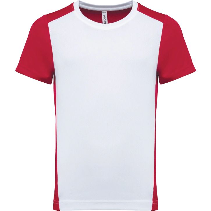 Image produit T-shirt de sport écoresponsable bicolore enfant