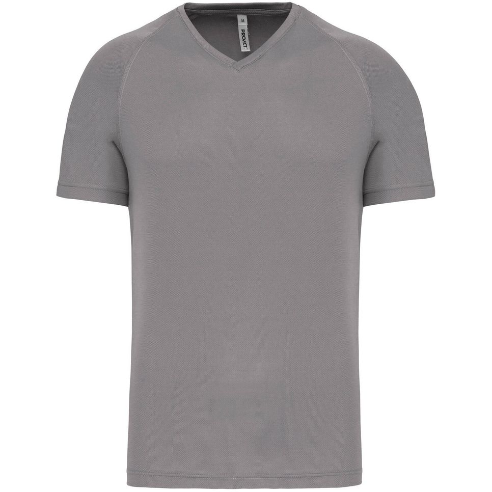 T-shirt de sport manches courtes col v homme