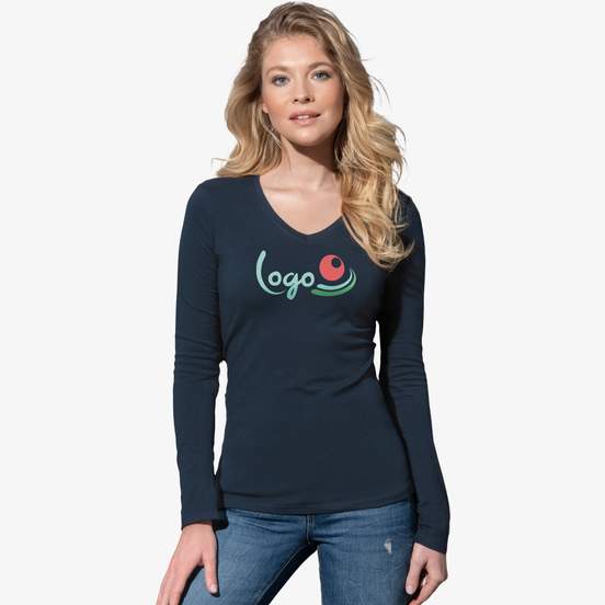 Claire V-neck Long Sleeve