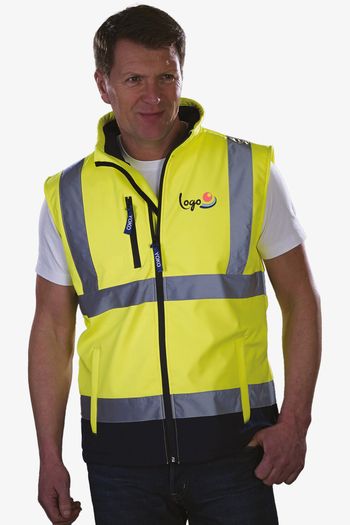 Image produit Bodywarmer softshell haute visibilité