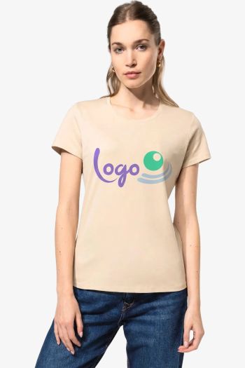 Image produit T-shirt col rond manches courtes femme