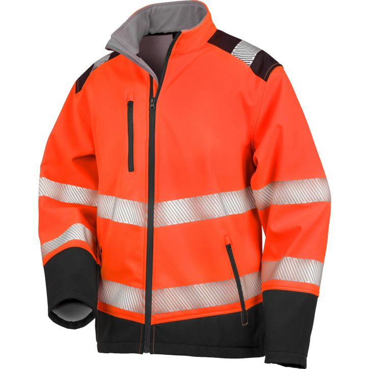 Image produit Printable ripstop safety softshell jacket