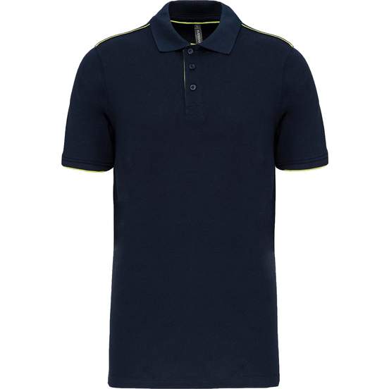 Polo DayToDay contrasté manches courtes homme