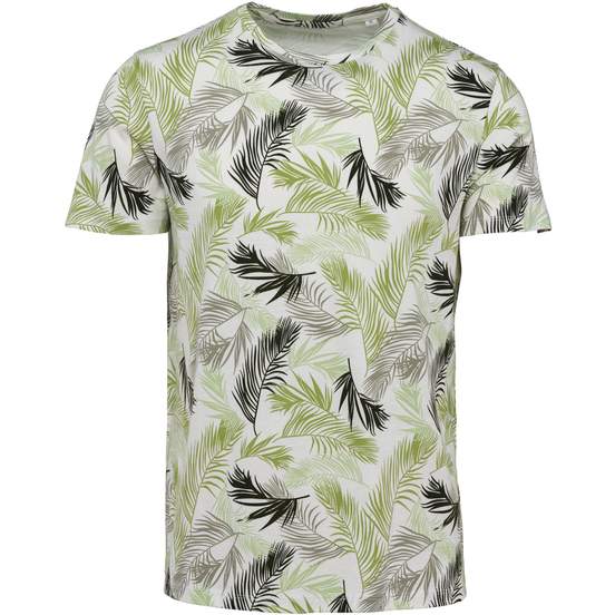 T-shirt imprimé tropical homme