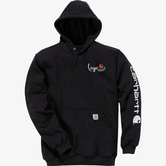 MIDWEIGHT HOODED LOGO SWEATSHIRT