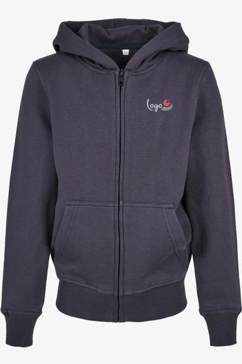 Image produit Kids Organic Basic Zip Hoody