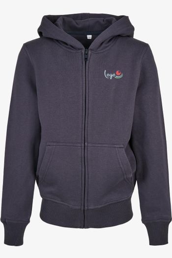 Image produit Kids Organic Basic Zip Hoody