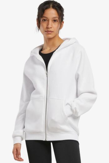 Ladies Fluffy Zip Hoody
