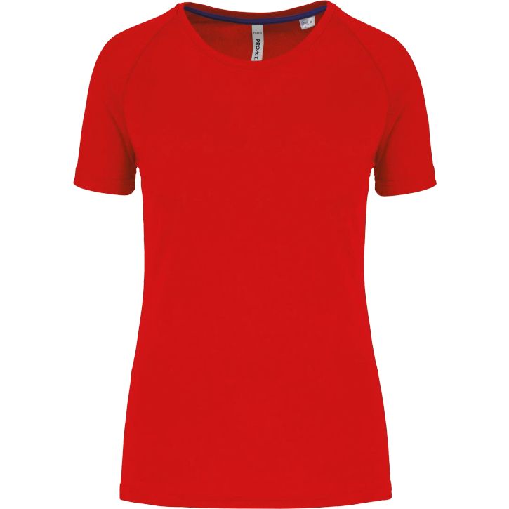 T-shirt de sport à col rond recyclé femme