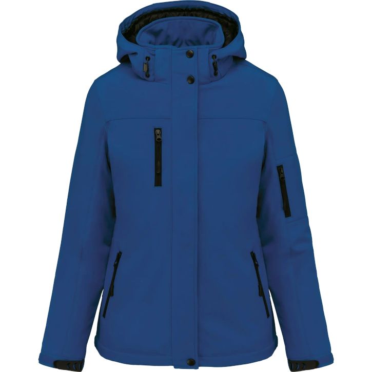Image produit Parka softshell doublée à capuche pour femme