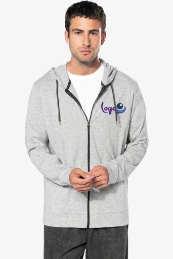 Image produit Veste coton légère à capuche 
