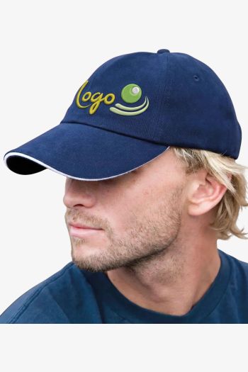 Image produit Memphis Brushed Cotton Low Profile Sandwich Peak Cap