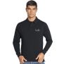 Man regular long sleeve polo