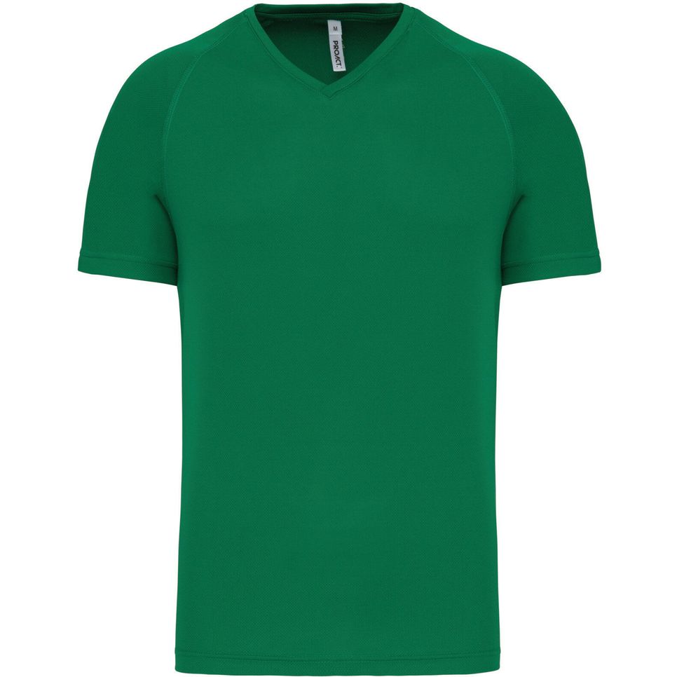 T-shirt de sport manches courtes col v homme