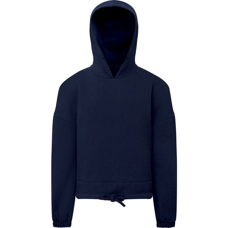 Image produit Sweat à capuche crop-top oversize en tissu recyclé Tridri® enfant